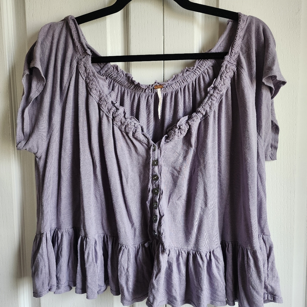 Free people off the shoulder top